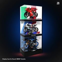 【Premium】Display Case For LEGO 42159 Yamaha / 42202 Ducati / 42130 BMW