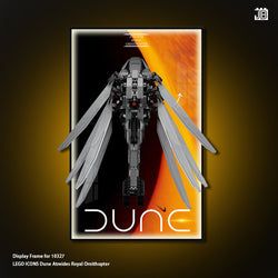 Display Frame for 10327 LEGO® ICONS Dune Atreides Royal Ornithopter