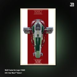 Wall frame for LEGO® Star Wars™ UCS 75060 Slave I