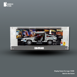 【Premium】Display Case for LEGO 10300 Back to the Future Time Machine