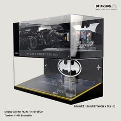 Display Case For LEGO® Batmobile Tumbler / 1989 Batmobile (76139 / 76240 )