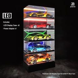 Premium】LED Display Case for LEGO TECHNIC Cars