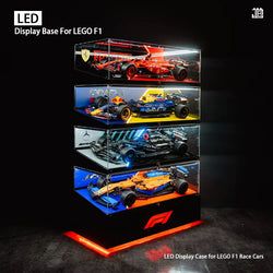 LED Display Case for LEGO F1 Race Cars
