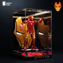 【Premium】LED Display Case for Lego 76344 Iron Man Mark 3 Collectors' Edition