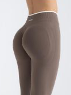 Renk – Mocha Brown Scrunch Leggings