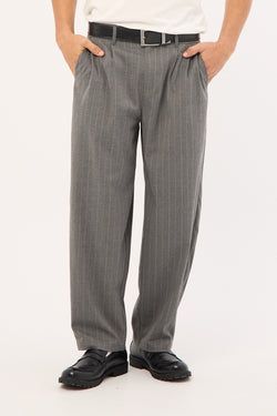 Grey Pinstripe