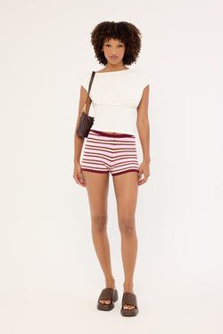 Burgundy Stripe