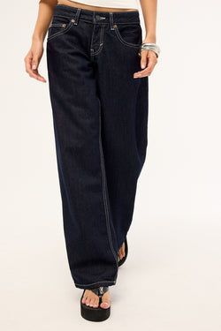 COLOUR – Indigo Contrast Stitch