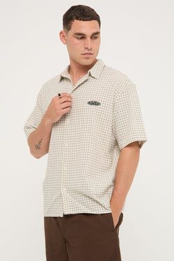COLOUR – White/Black Check
