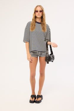 COLOUR – Navy White Stripe