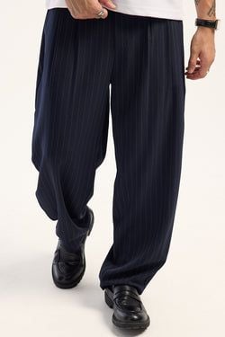 COLOUR – Navy Pinstripe