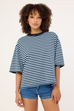 COLOUR – Navy Sea Stripe