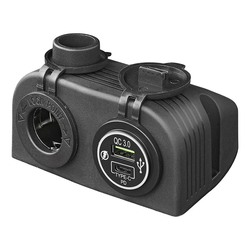 Variant: – 12V Stekkerdoos+USB A en C