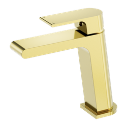 Non-Straight Spout – Brushed Gold