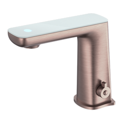 White Top Display – Brushed Bronze