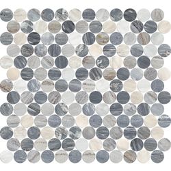 Penny Round Pattern – Blue Sandstone
