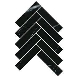 Herringbone Pattern – Nero