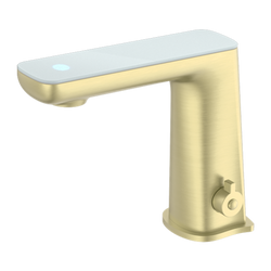 White Top Display – Brushed Gold