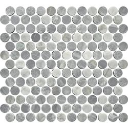 Penny Round Pattern – Carrara Grey