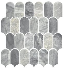 Feather Pattern – Carrara Grey