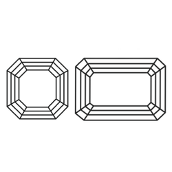 Diamond Shape – Emerald-Asscher