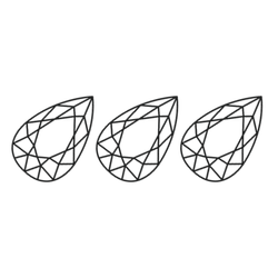 Side Diamond Shape – Slanted Pear