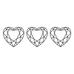 Side Diamond Shape – Heart