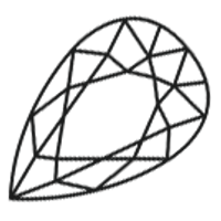 Diamond Shape – Slanted Pear
