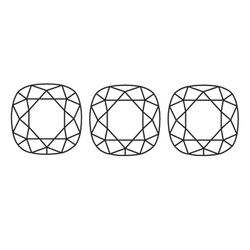 Side Diamond Shape – Cushion