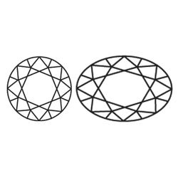 Diamond Shape – Oval-Round