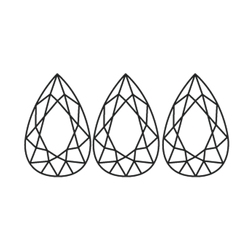 Side Diamond Shape – Pear