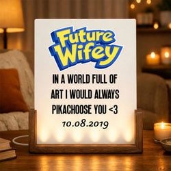 Beleuchteter Aufsteller