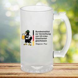 Bierkrug Glas