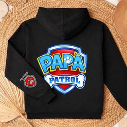 Felpa con stampa sulla manica