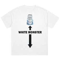 Option – White Monster T-Shirt