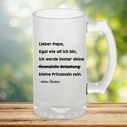 Option – Bierkrug Glas