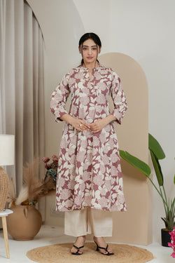 Mauve With Cream