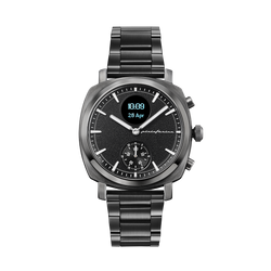 Light Grey Case with Black Dial