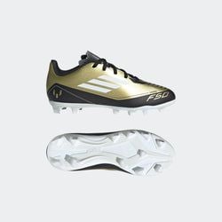 adidas F50 Club Messi Firm/Multi-Ground Cleats Kids – Gold