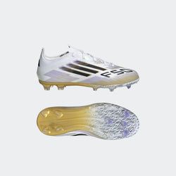 adidas F50 Elite Laceless Firm Ground Cleats Kids – White