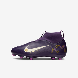 Kylian Mbappé Nike Jr. Mercurial Superfly 10 Academy Younger/Older Kids' Multi-Ground High-Top Soccer Cleats – Purple