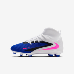 Nike Jr. Phantom 6 High Club Younger/Older Kids' Multi-Ground Soccer Cleats – Blue