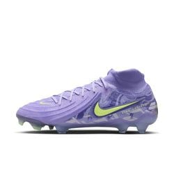 Nike Phantom Luna 2 Elite Firm-Ground High-Top Soccer Cleats – Purple