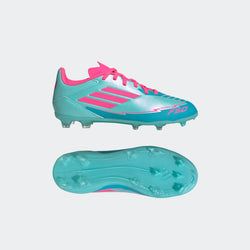 adidas F50 League Messi Firm/Multi-Ground Cleats Kids – Green