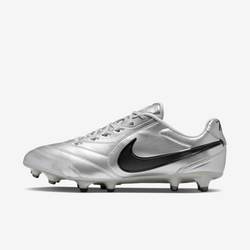 Nike Tiempo Ligera Pro Firm-Ground Low-Top Soccer Cleats – Silver