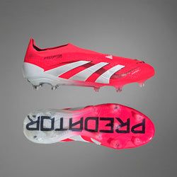 adidas Predator 25 Elite Laceless Firm Ground – Red