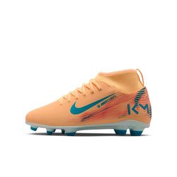 Nike Jr. Mercurial Superfly 10 Club Younger/Older Kids' Multi-Ground High-Top Soccer Cleats – Orange