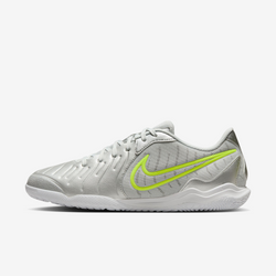 Nike Tiempo Legend 10 Academy Indoor/Court Low-Top Soccer Shoes – Silver