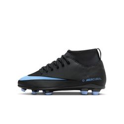 Nike Jr. Mercurial Superfly 10 Club Younger/Older Kids' Multi-Ground High-Top Soccer Cleats – Black