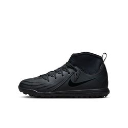 Nike Jr. Phantom Luna 2 Club Younger/Older Kids' Turf High-Top Soccer Shoes – Black